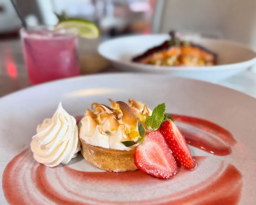 A breakfast dish is served at a restaurant in Fort Myers.