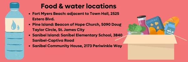 Food & Water Distribution Locations in Lee County