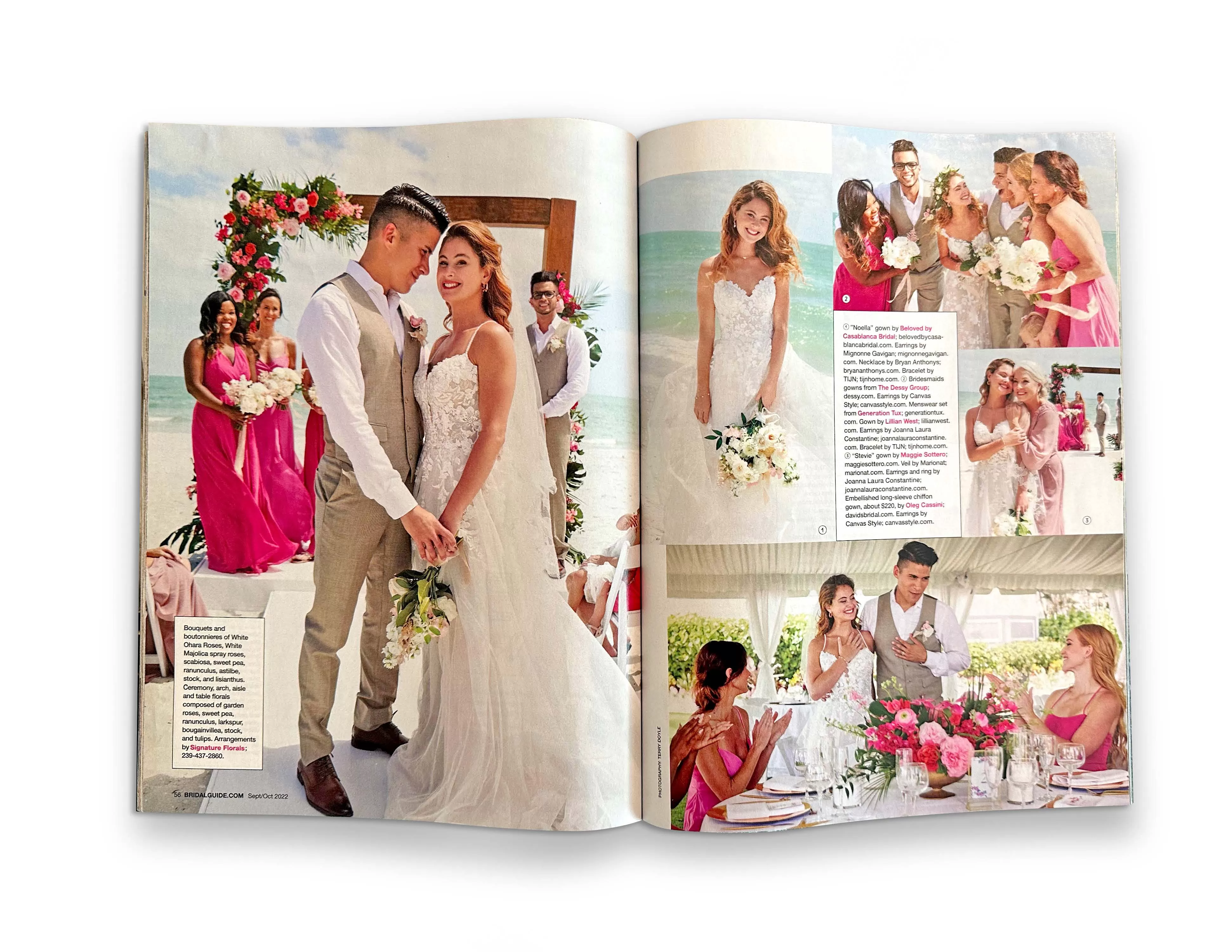 Screenshot of Bridal Guide magazine - page 3